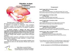 percorso dedicato a donne in trasformazione